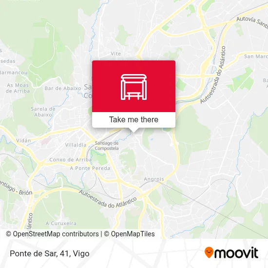 Ponte de Sar, 41 map