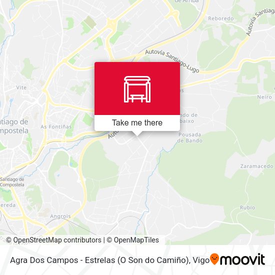 Agra Dos Campos - Estrelas (O Son do Camiño) map