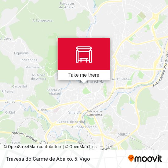Travesa do Carme de Abaixo, 5 map