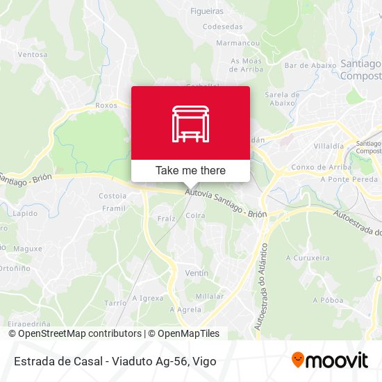 Estrada de Casal - Viaduto Ag-56 map