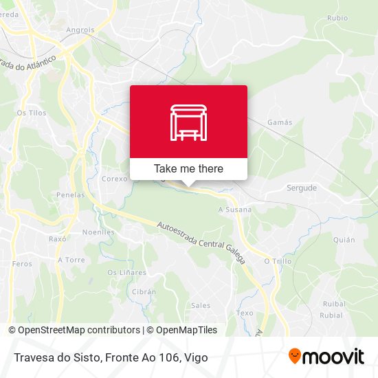 Travesa do Sisto, Fronte Ao 106 map