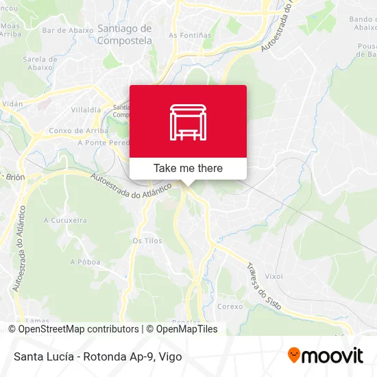 Santa Lucía - Rotonda Ap-9 map