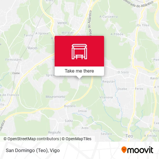 San Domingo (Teo) map
