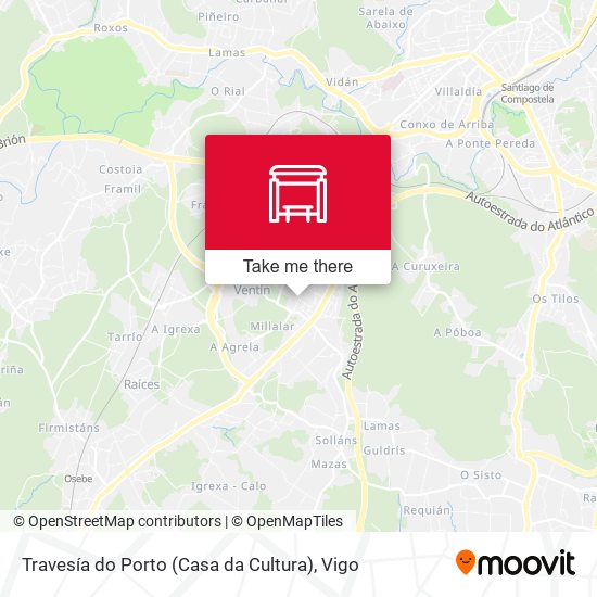 Travesía do Porto (Casa da Cultura) map