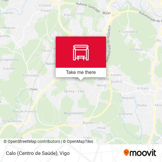 Calo (Centro de Saúde) map