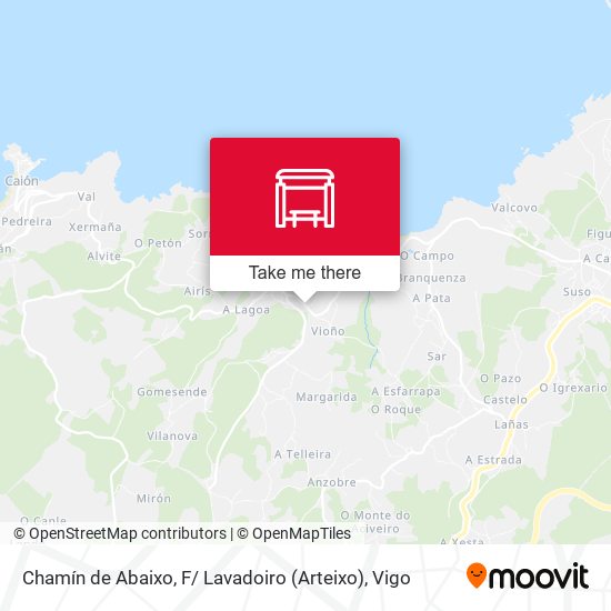 Chamín de Abaixo, F/ Lavadoiro (Arteixo) map