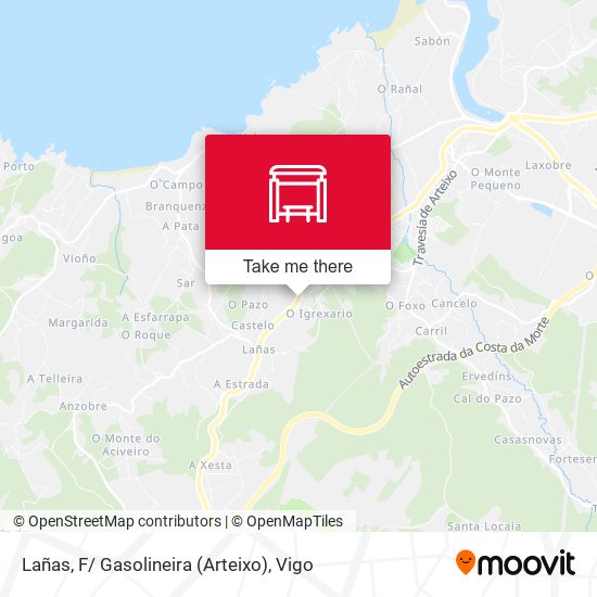 Lañas, F/ Gasolineira (Arteixo) map