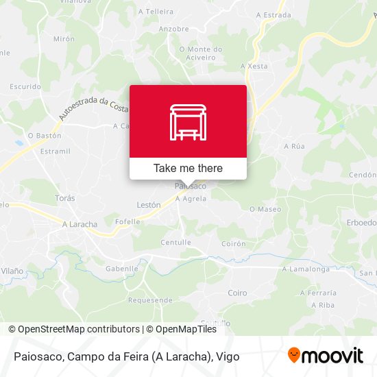 Paiosaco, Campo da Feira (A Laracha) map