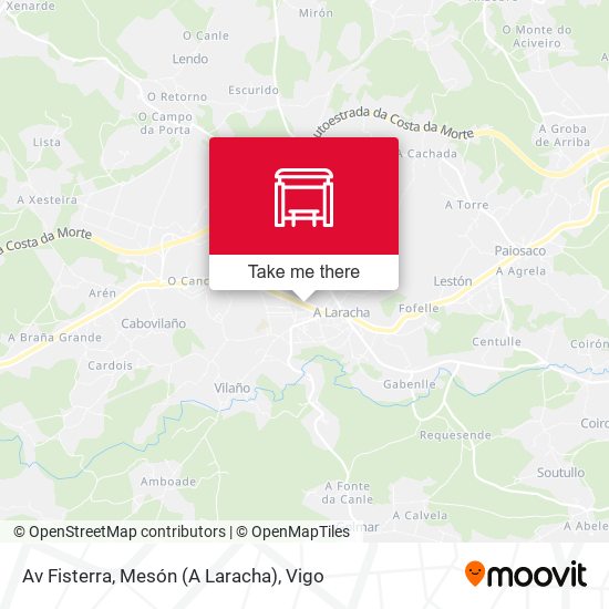 Av Fisterra, Mesón (A Laracha) map