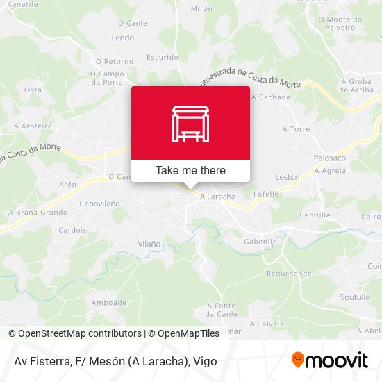 Av Fisterra, F/ Mesón (A Laracha) map