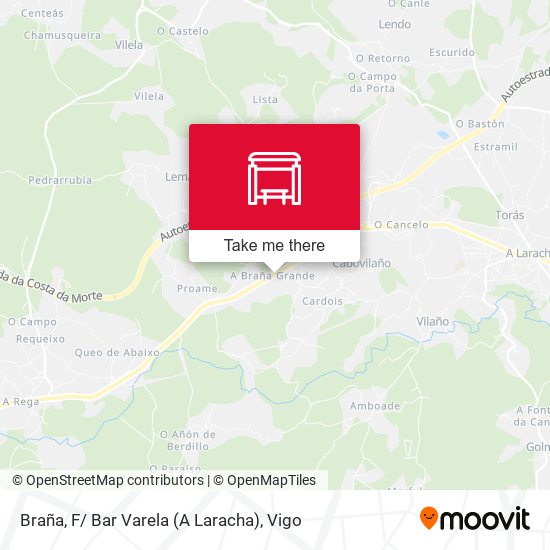 Braña, F/ Bar Varela (A Laracha) map