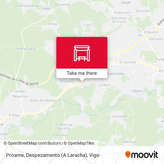 Proame, Despezamento (A Laracha) map