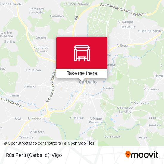 Rúa Perú (Carballo) map