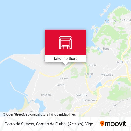 Porto de Suevos, Campo de Fútbol (Arteixo) map