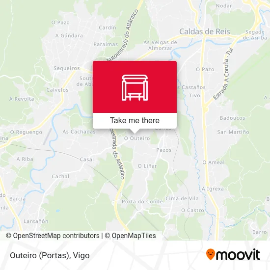 Outeiro (Portas) map