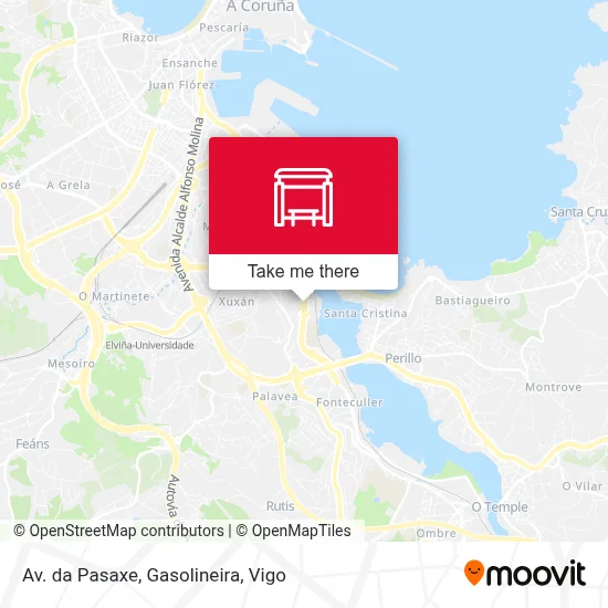 Av. da Pasaxe, Gasolineira map