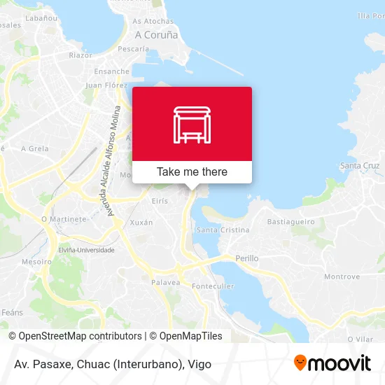 Av. Pasaxe, Chuac (Interurbano) map