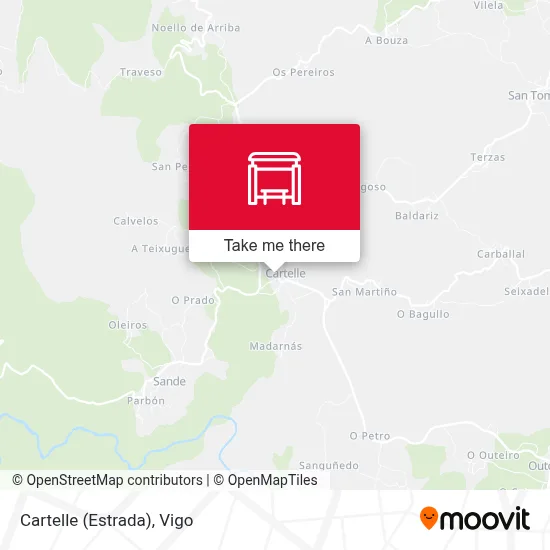 Cartelle (Estrada) map