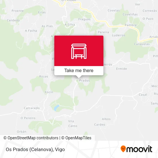 Os Prados (Celanova) map