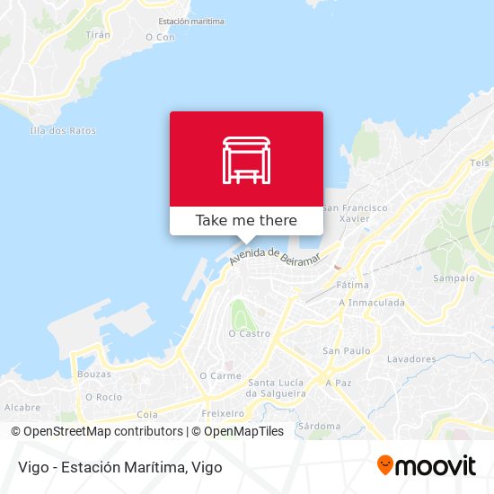 Vigo - Estación Marítima map