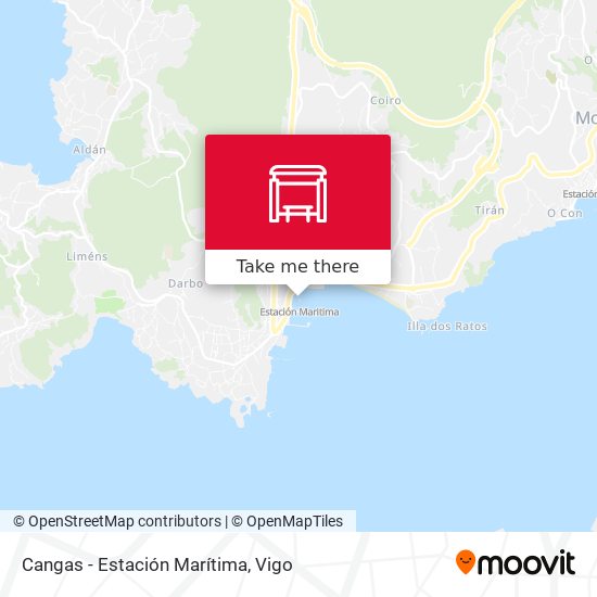Cangas - Estación Marítima map