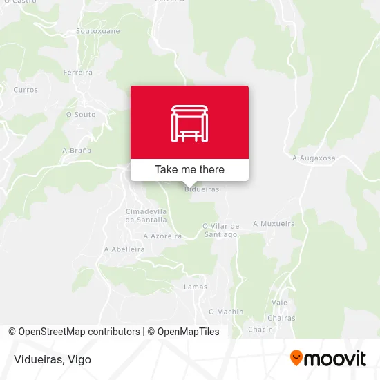 Vidueiras map