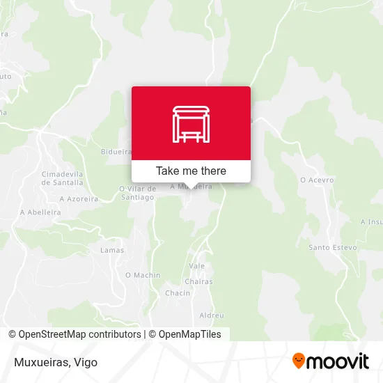 Muxueiras map