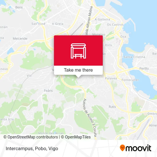 Intercampus, Pobo map