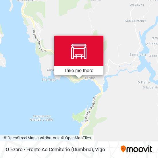 O Ézaro - Fronte Ao Cemiterio (Dumbría) map