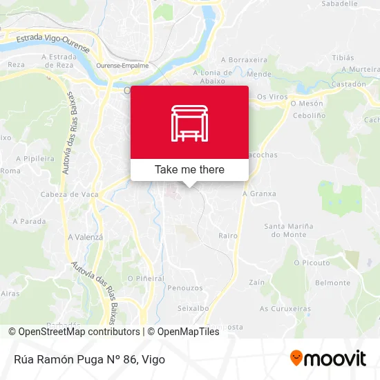 Rúa Ramón Puga Nº 86 map