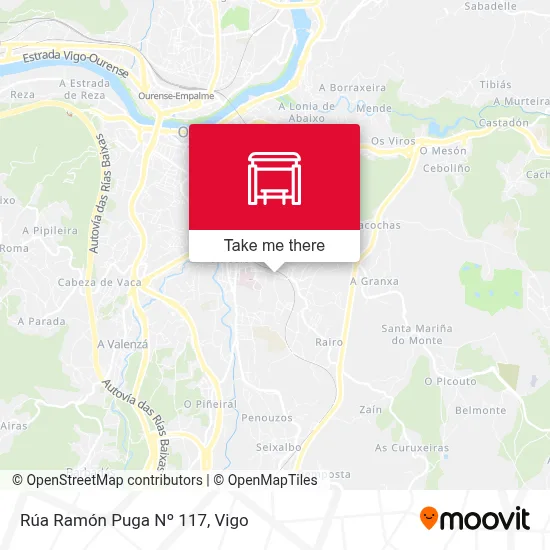 Rúa Ramón Puga Nº 117 map