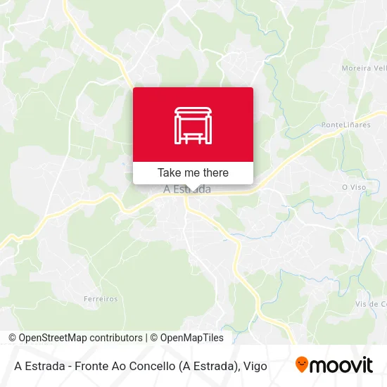 mapa A Estrada - Fronte Ao Concello