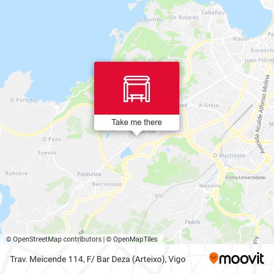 Trav. Meicende 114, F/ Bar Deza (Arteixo) map