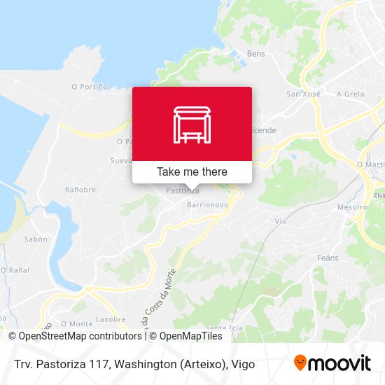 Trv. Pastoriza 117, Washington (Arteixo) map