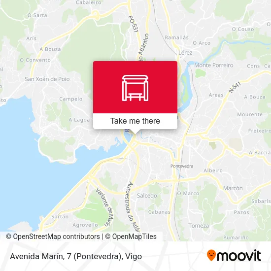 Avenida Marín, 7 (Pontevedra) map