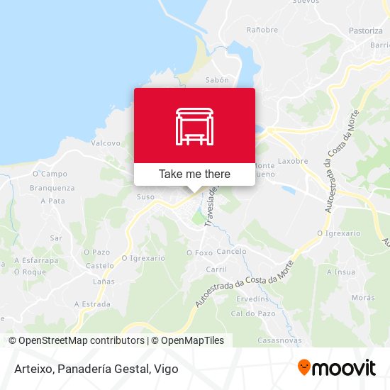 Arteixo, Panadería Gestal map