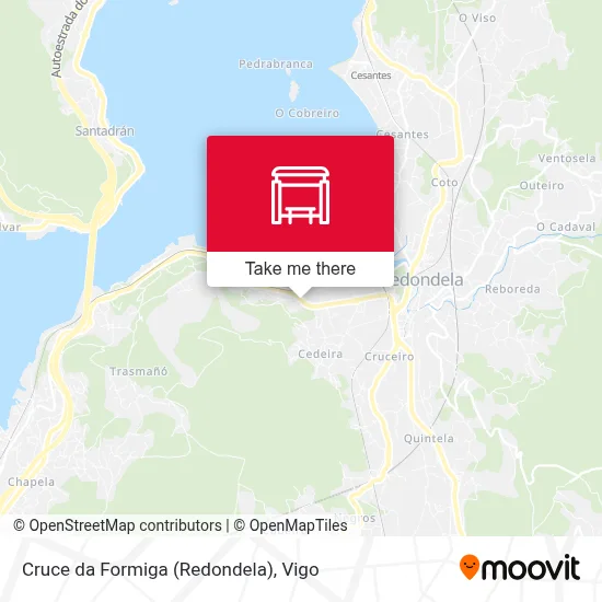 Cruce da Formiga (Redondela) map