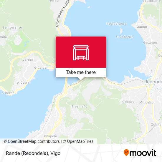 Rande (Redondela) map
