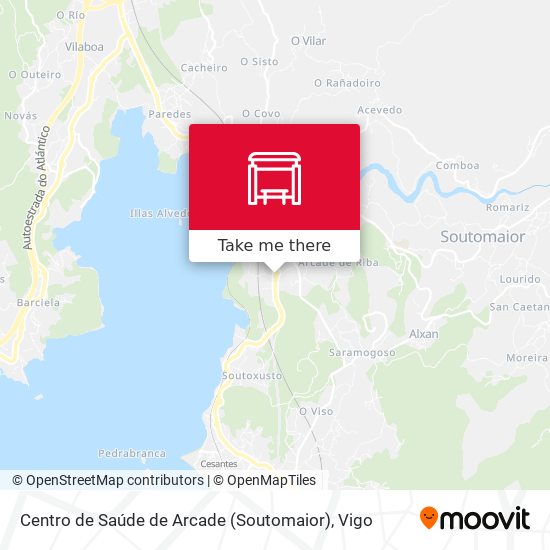 Centro de Saúde de Arcade (Soutomaior) map