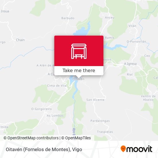 Oitavén (Fornelos de Montes) map