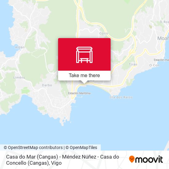 Casa do Mar (Cangas) - Méndez Núñez - Casa do Concello (Cangas) map