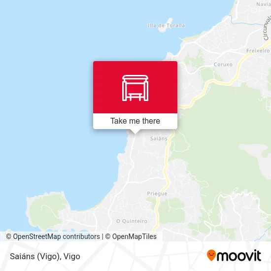 Saiáns (Vigo) map