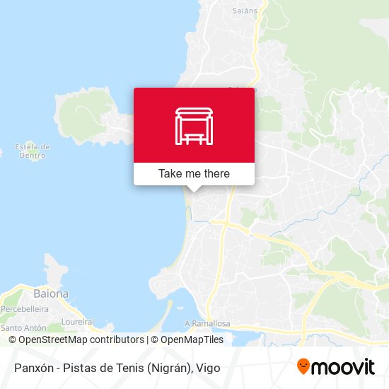 Panxón - Pistas de Tenis (Nigrán) map