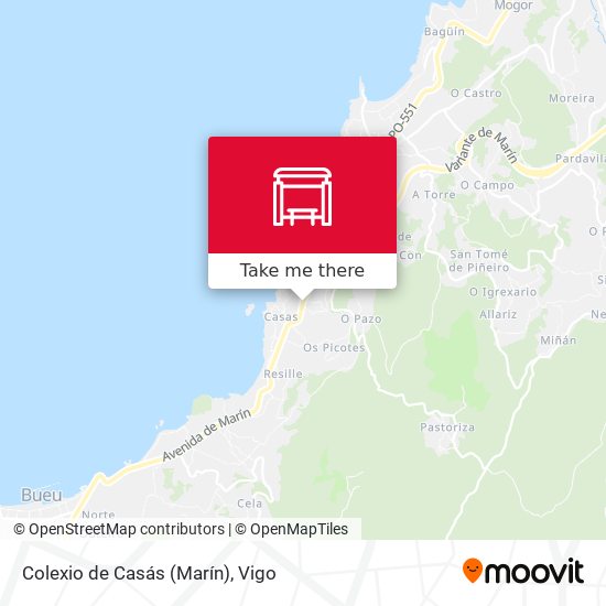 Colexio de Casás (Marín) map