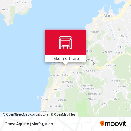 Cruce Agüete (Marín) map