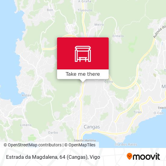 Estrada da Magdalena, 64 (Cangas) map