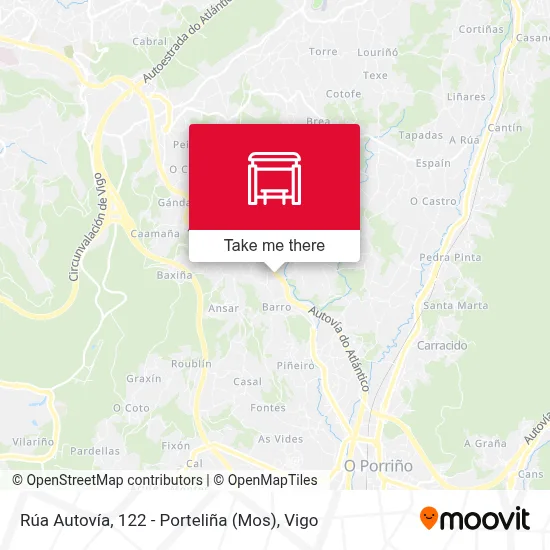 Rúa Autovía, 122 - Porteliña (Mos) map