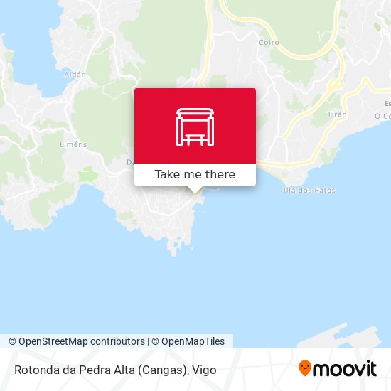 Rotonda da Pedra Alta (Cangas) map