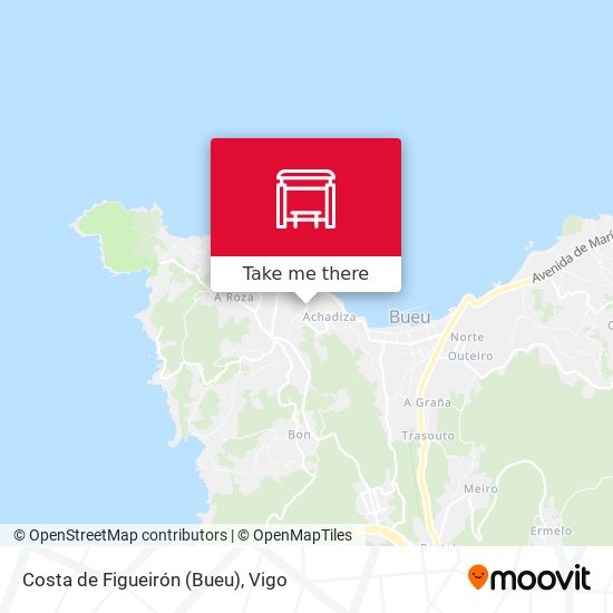 Costa de Figueirón (Bueu) map