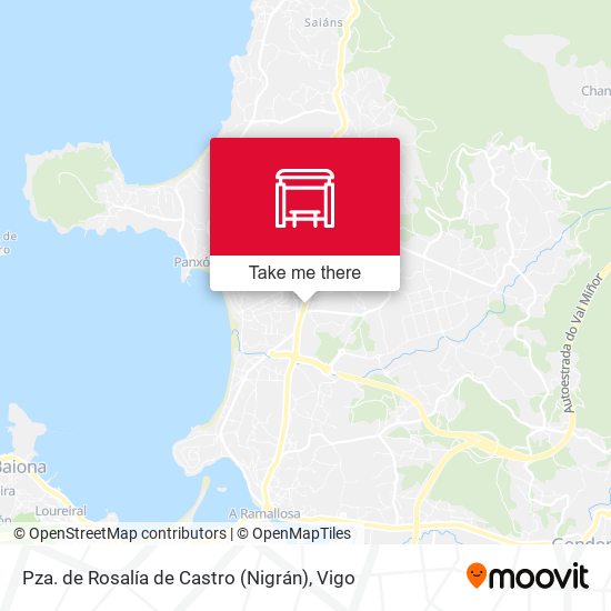 Pza. de Rosalía de Castro (Nigrán) map